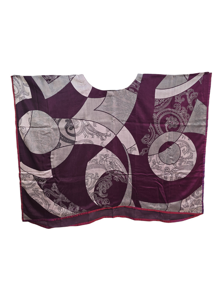 Stitched Chanderi Printed Short Kaftan