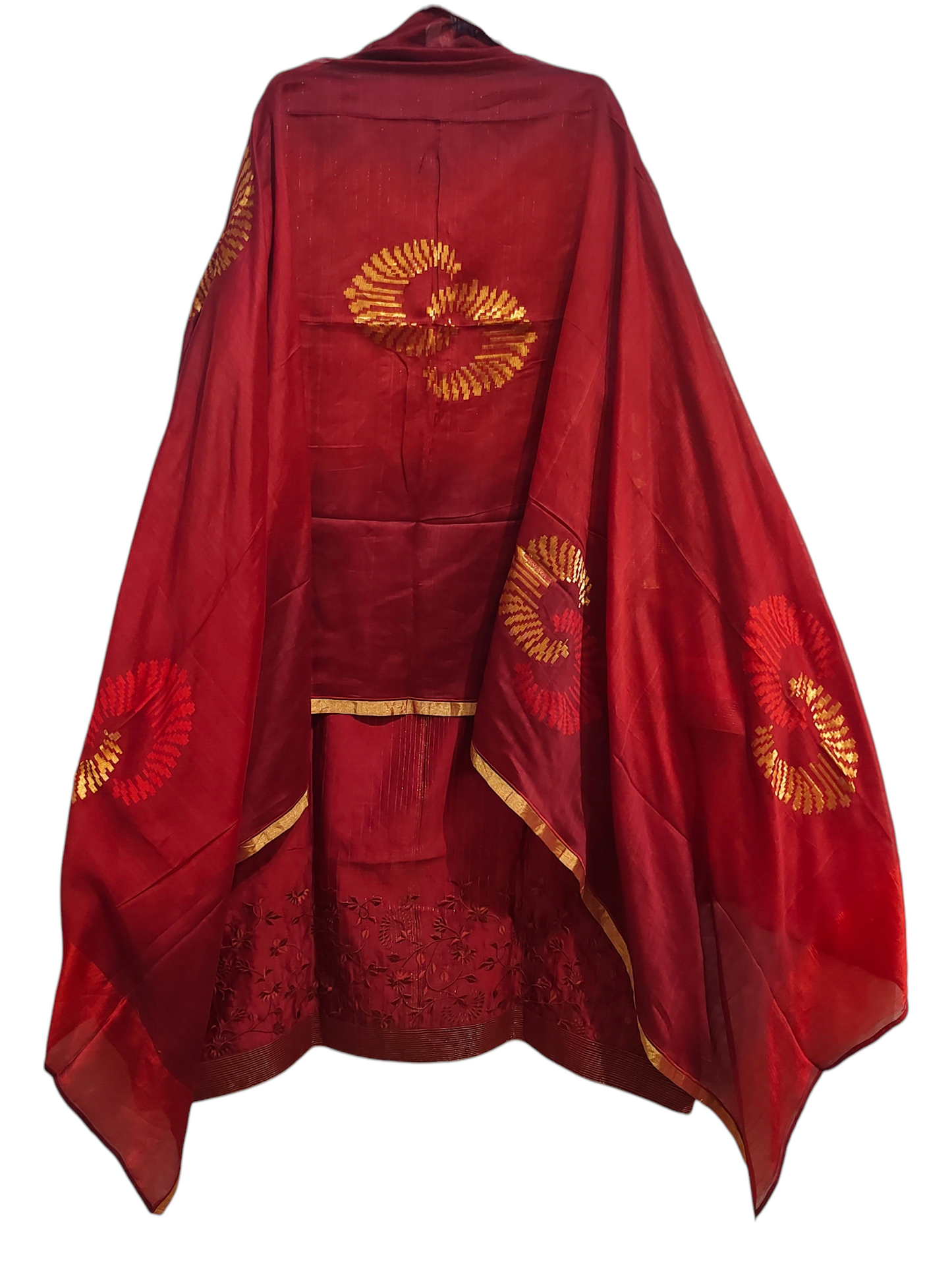 Semi Stitched Formal Chanderi Suitset