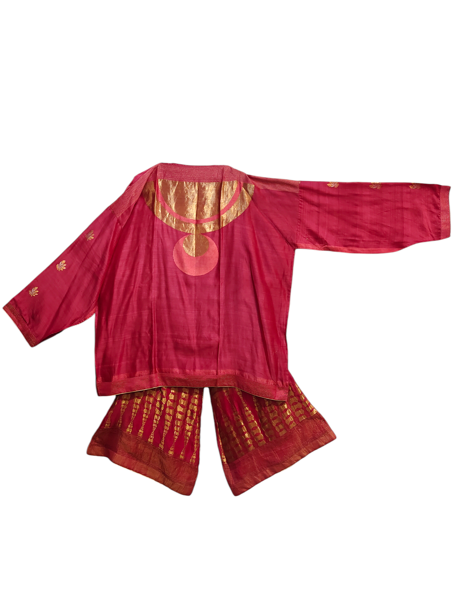 Indowestern chanderi formal coordset