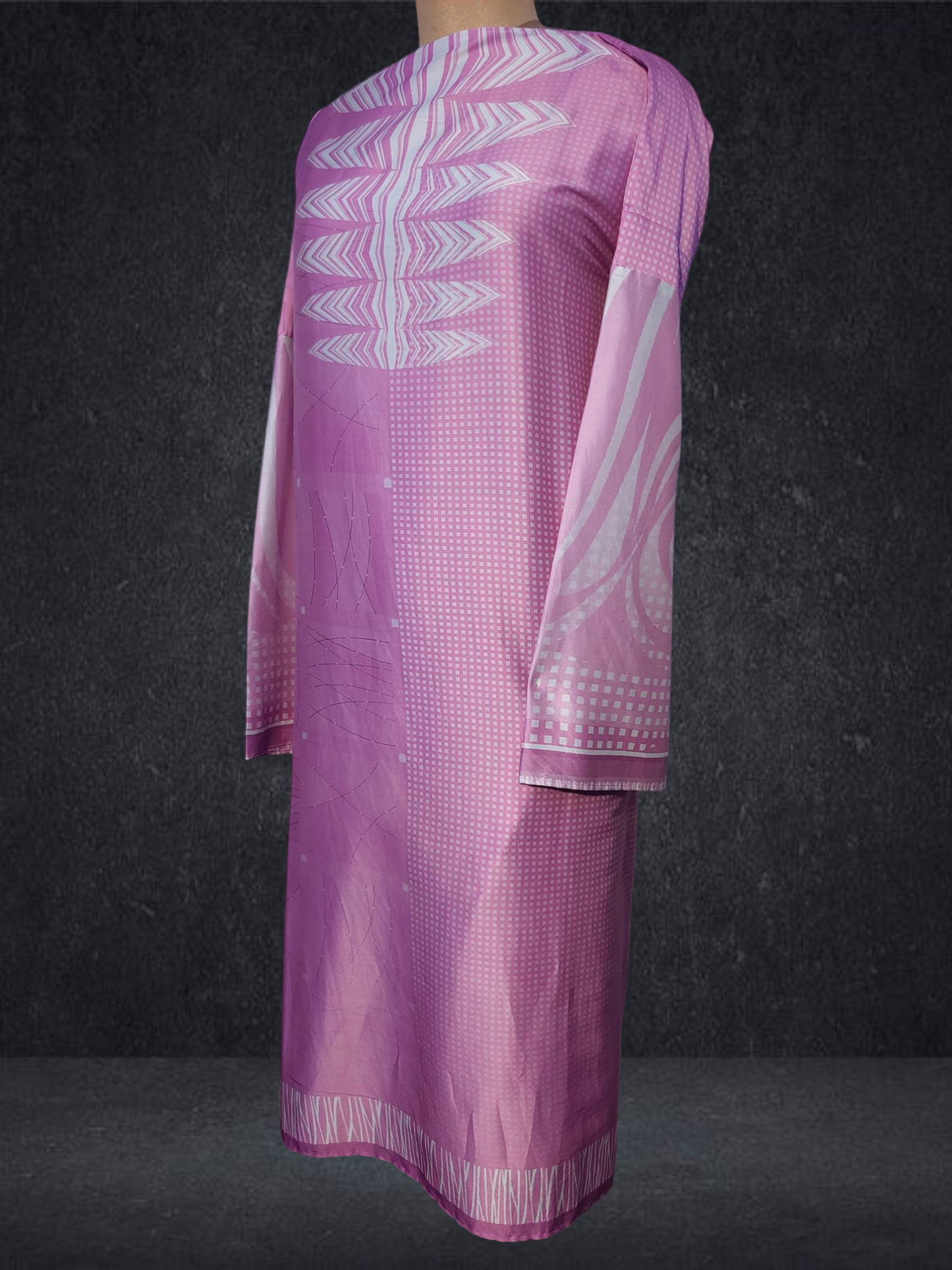 Semi Stitched Chanderi kurta VISHAL KAPUR
