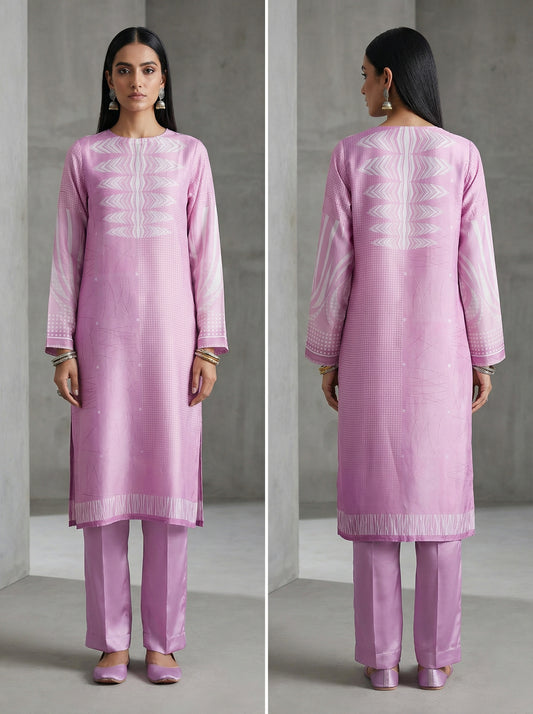 Semi Stitched Chanderi Kurta