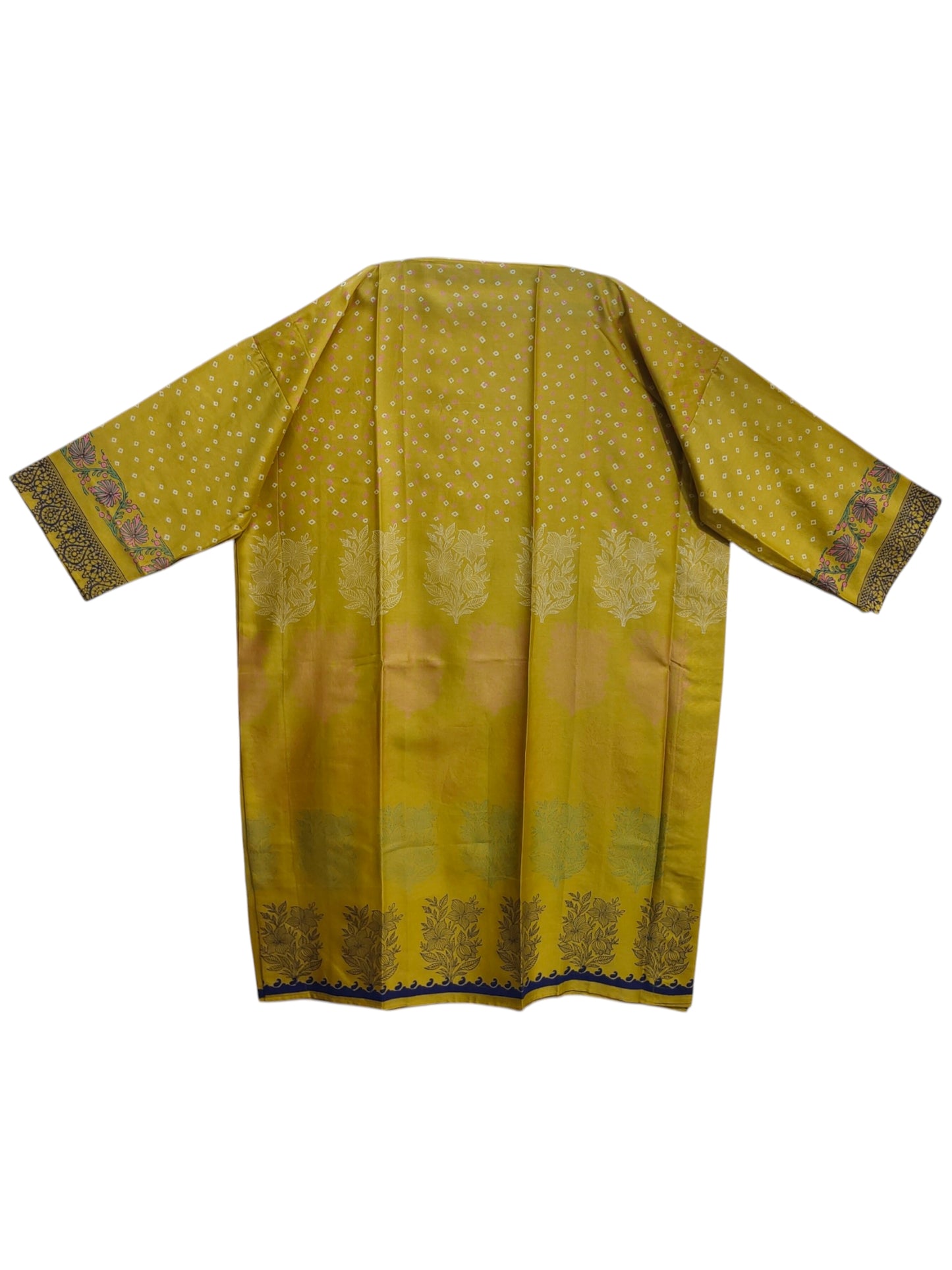 Semi Stitched Chanderi Casual kurta