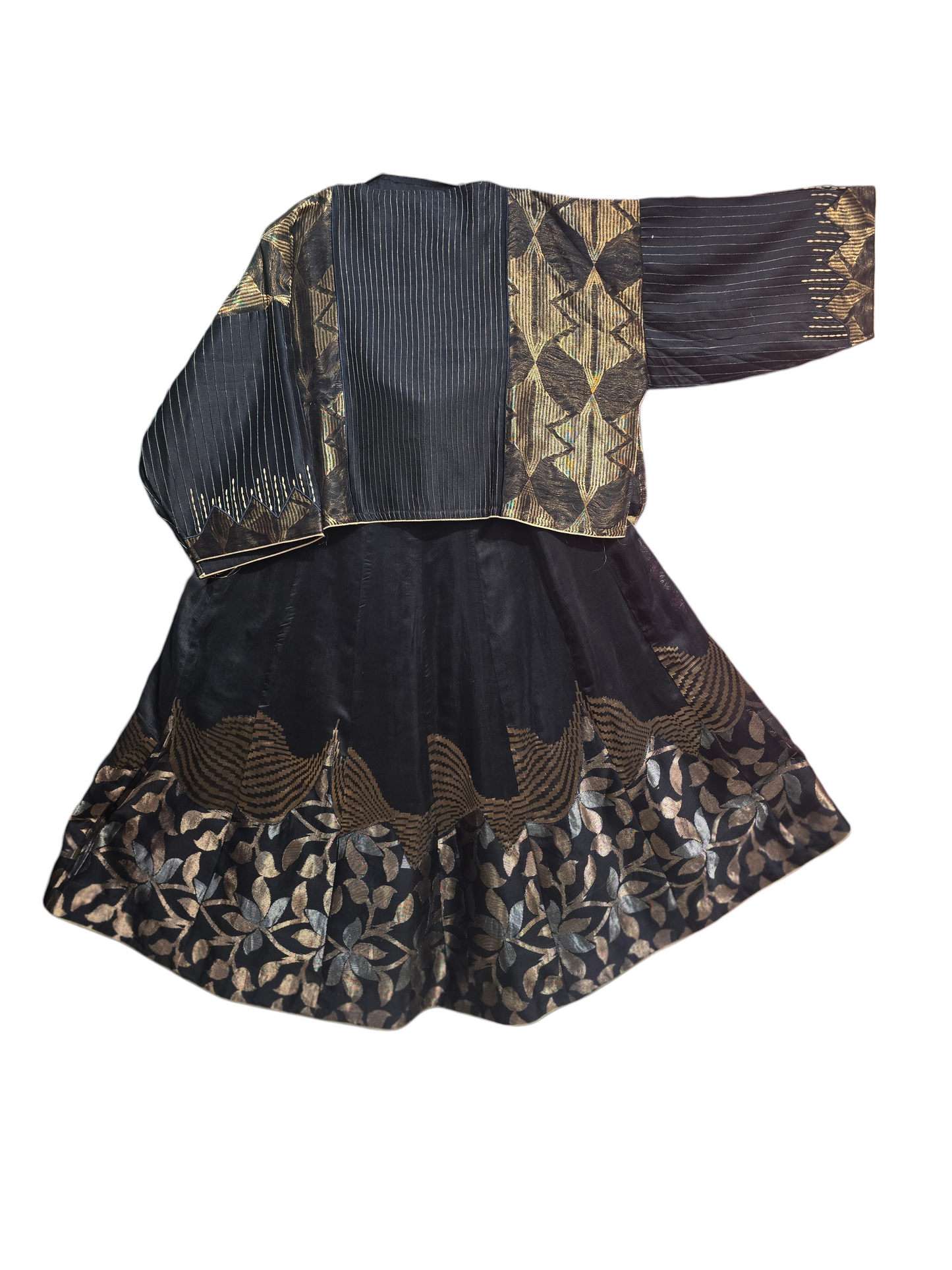 Semi stitched Formal Skirtset