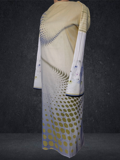 Semi Stitched Cotton Kurta VISHAL KAPUR