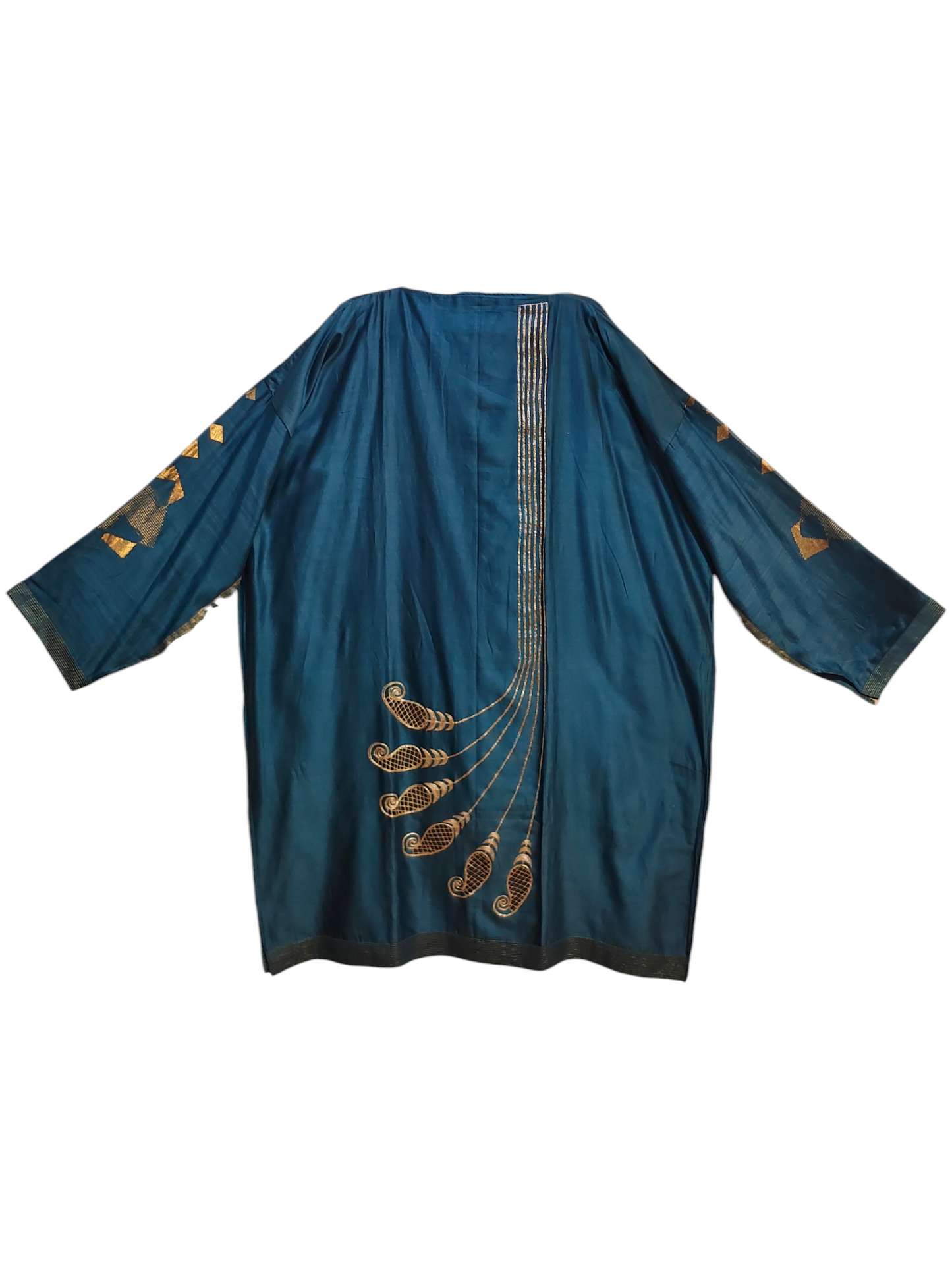 Semi Stitched Chanderi Formal Suitset