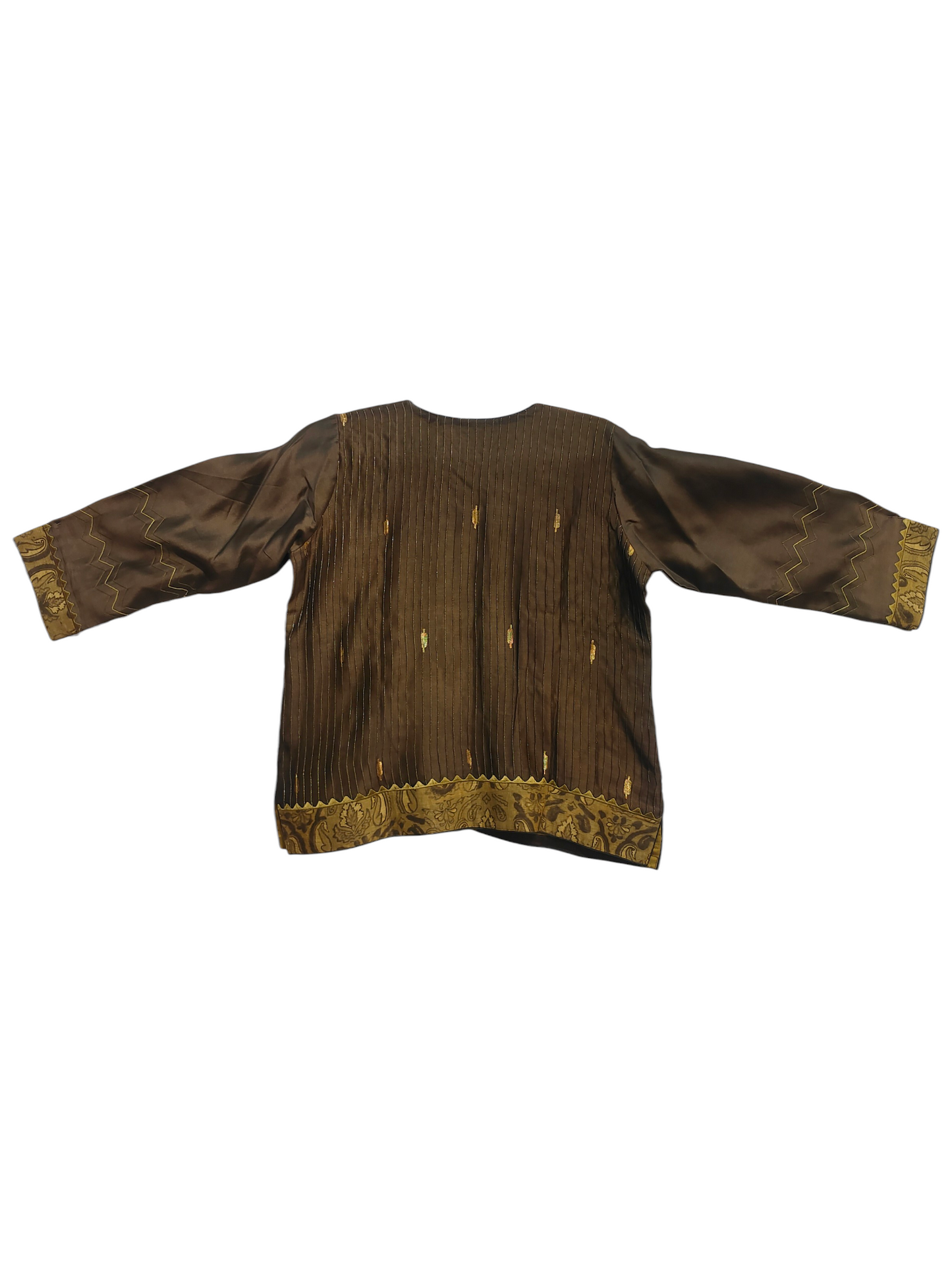 Formal chanderi Embroidered Indowestern set