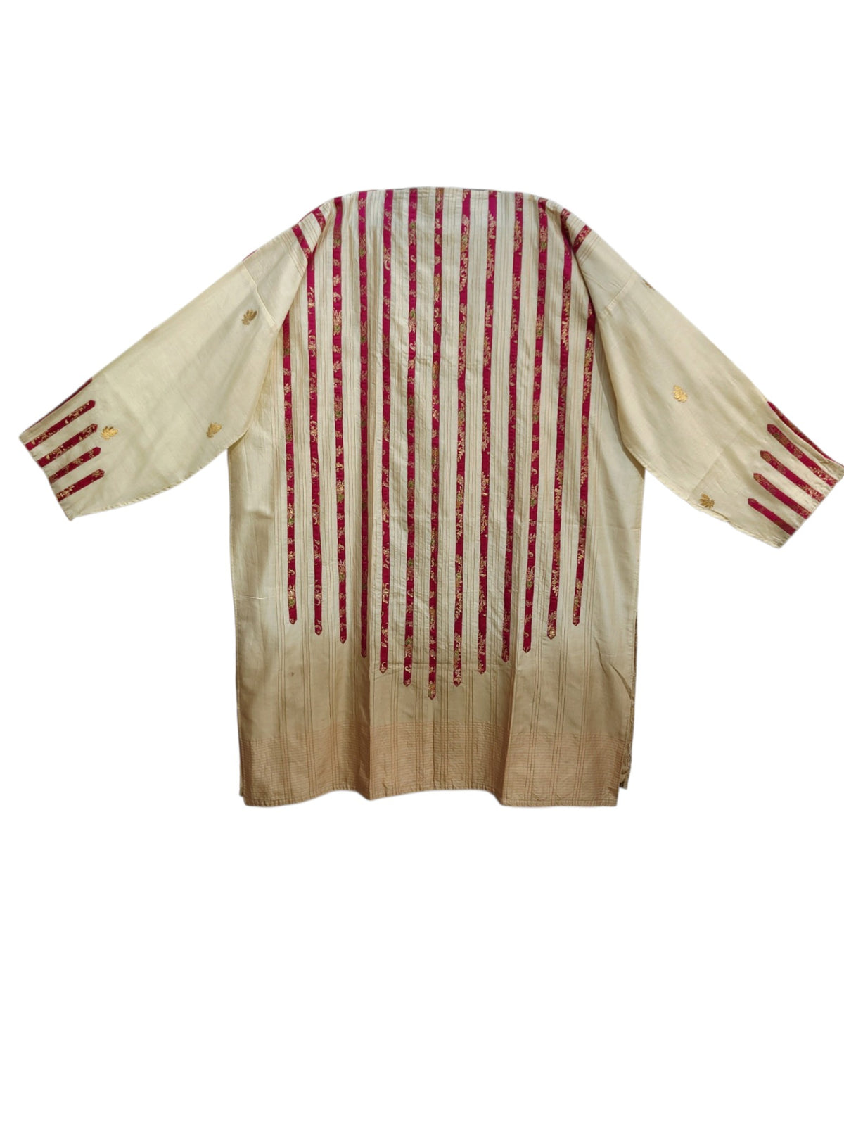 Semi Stitched Chanderi Formal Suitset