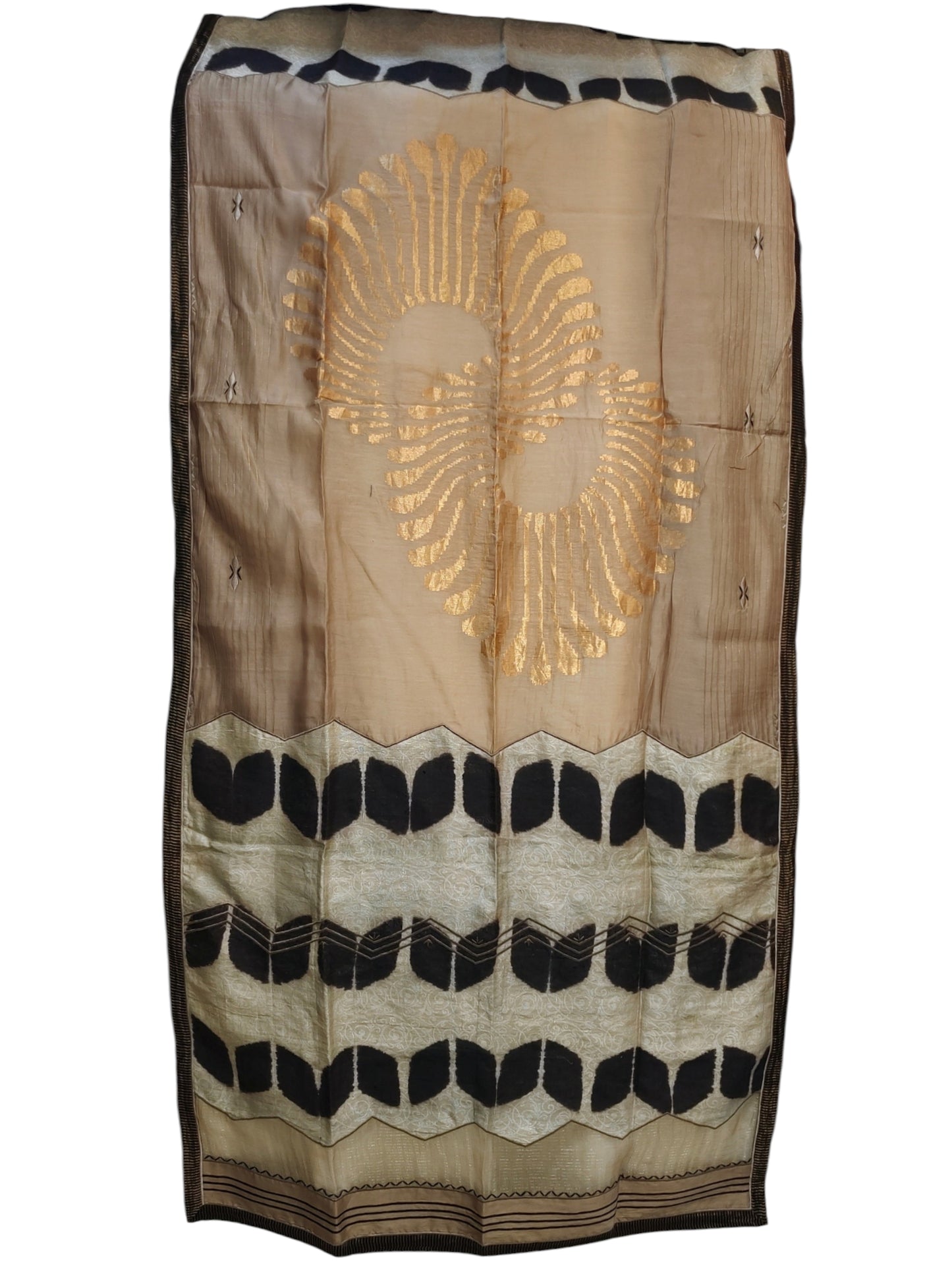 Semi Stitched Chanderi Formal Suitset