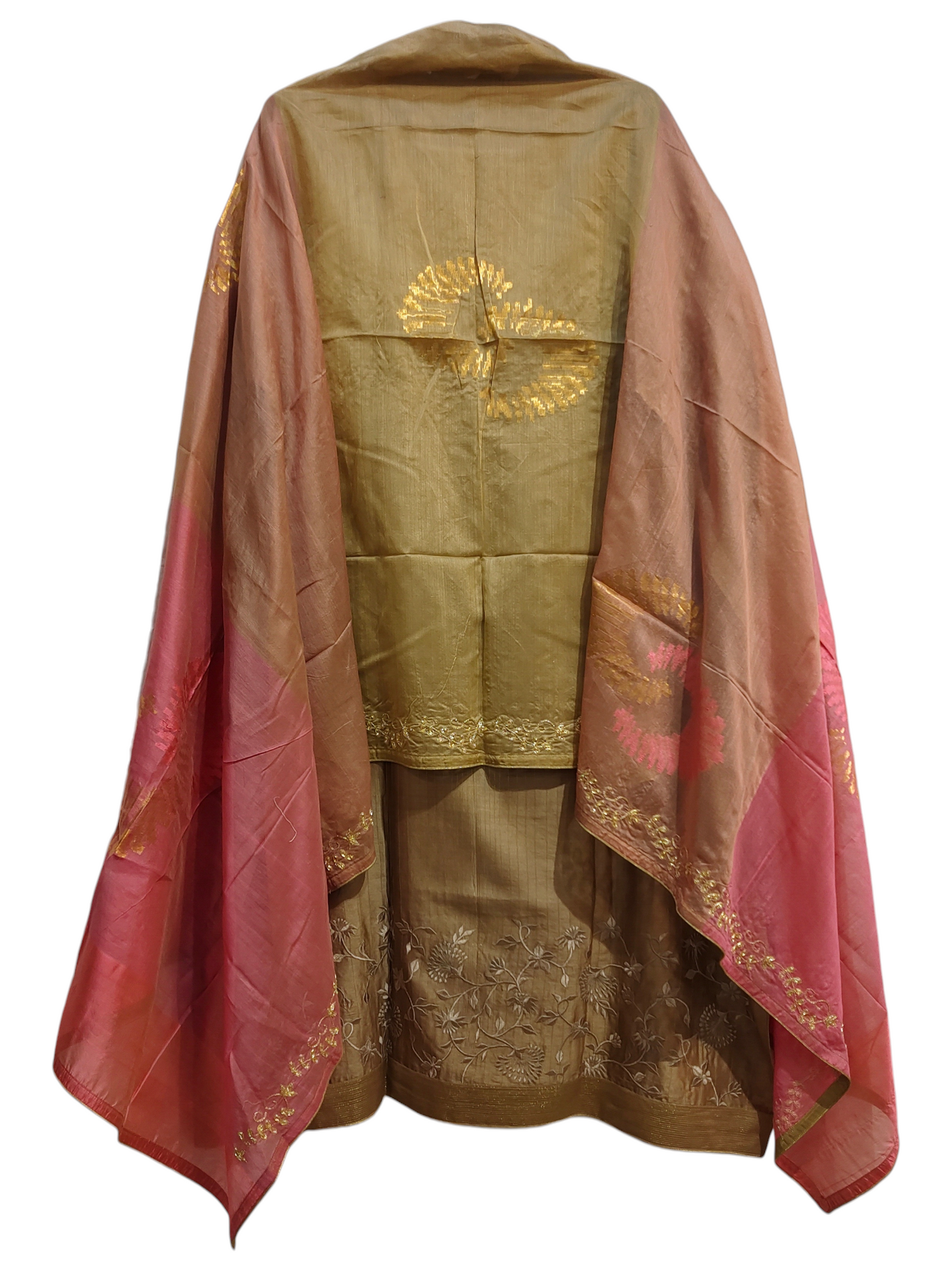 Semi Stitched Formal Chanderi Suitset