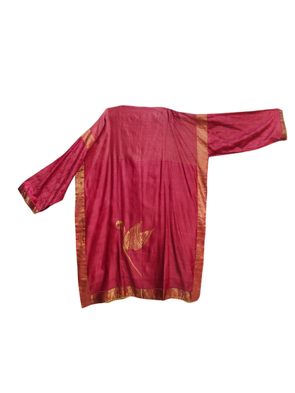 Semi Stitched Formal chanderi Suitset
