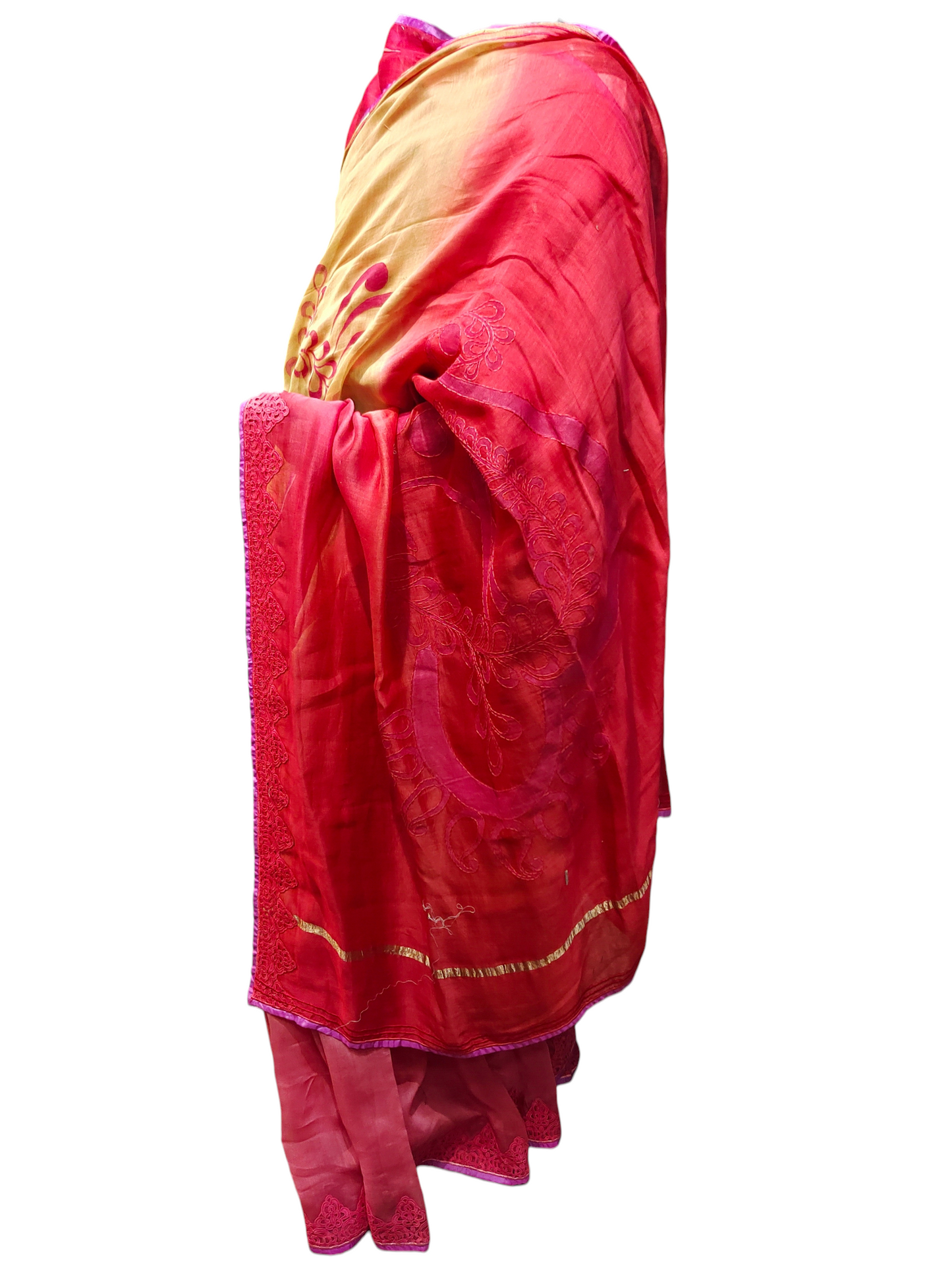 Formal Chanderi Hand Painted Saree