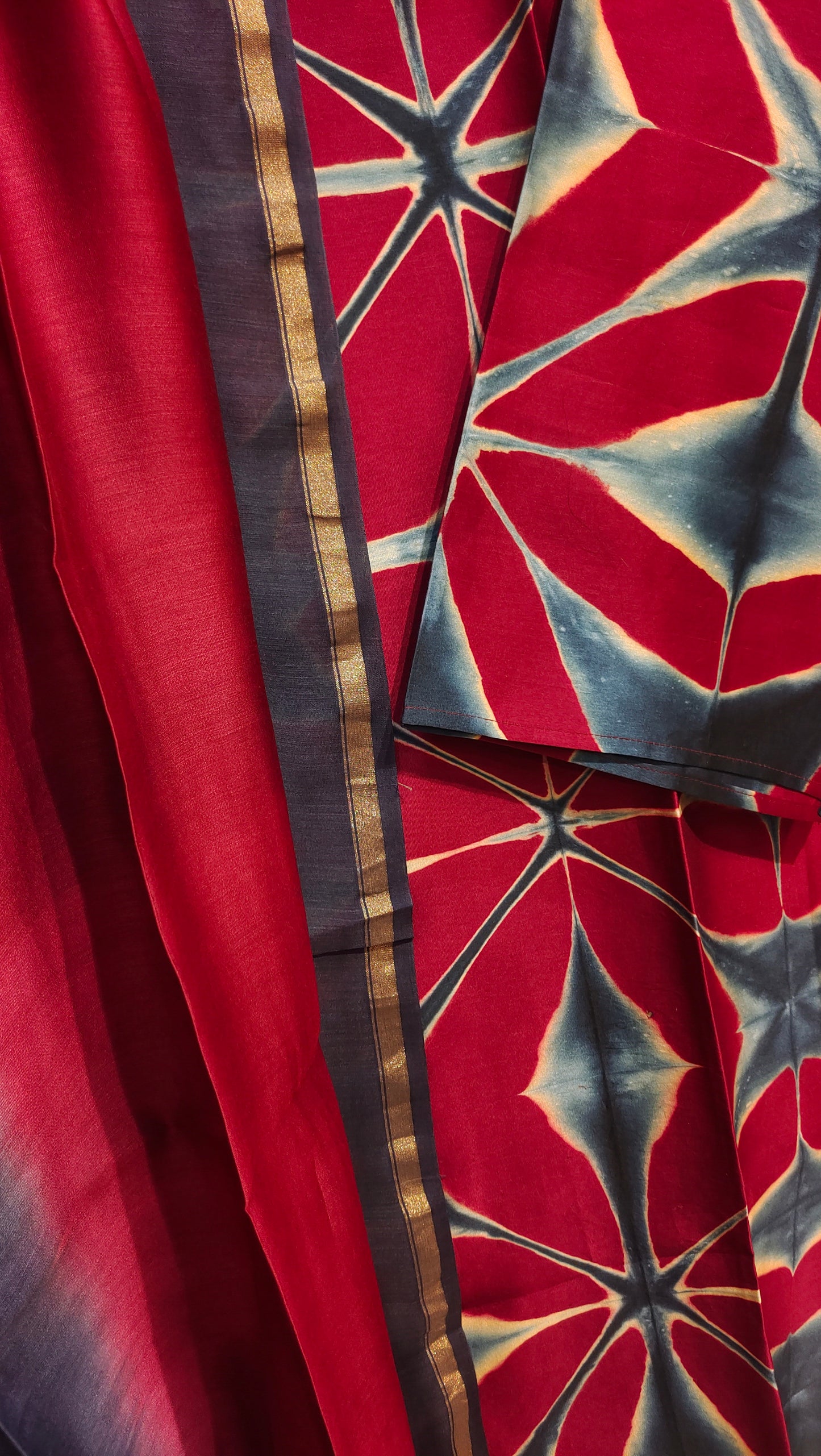 Semi Stitched Chanderi Casual suitset
