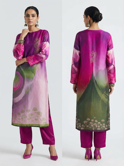 Semi Stitched Cotton printed kurta