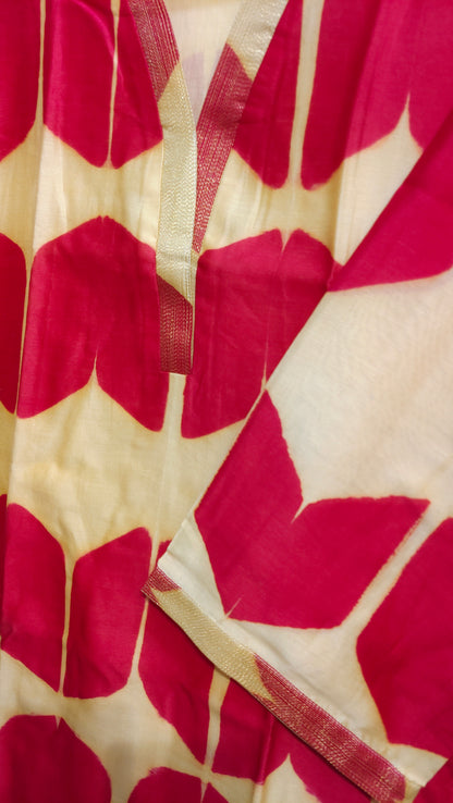 Stitched Chanderi Kurta