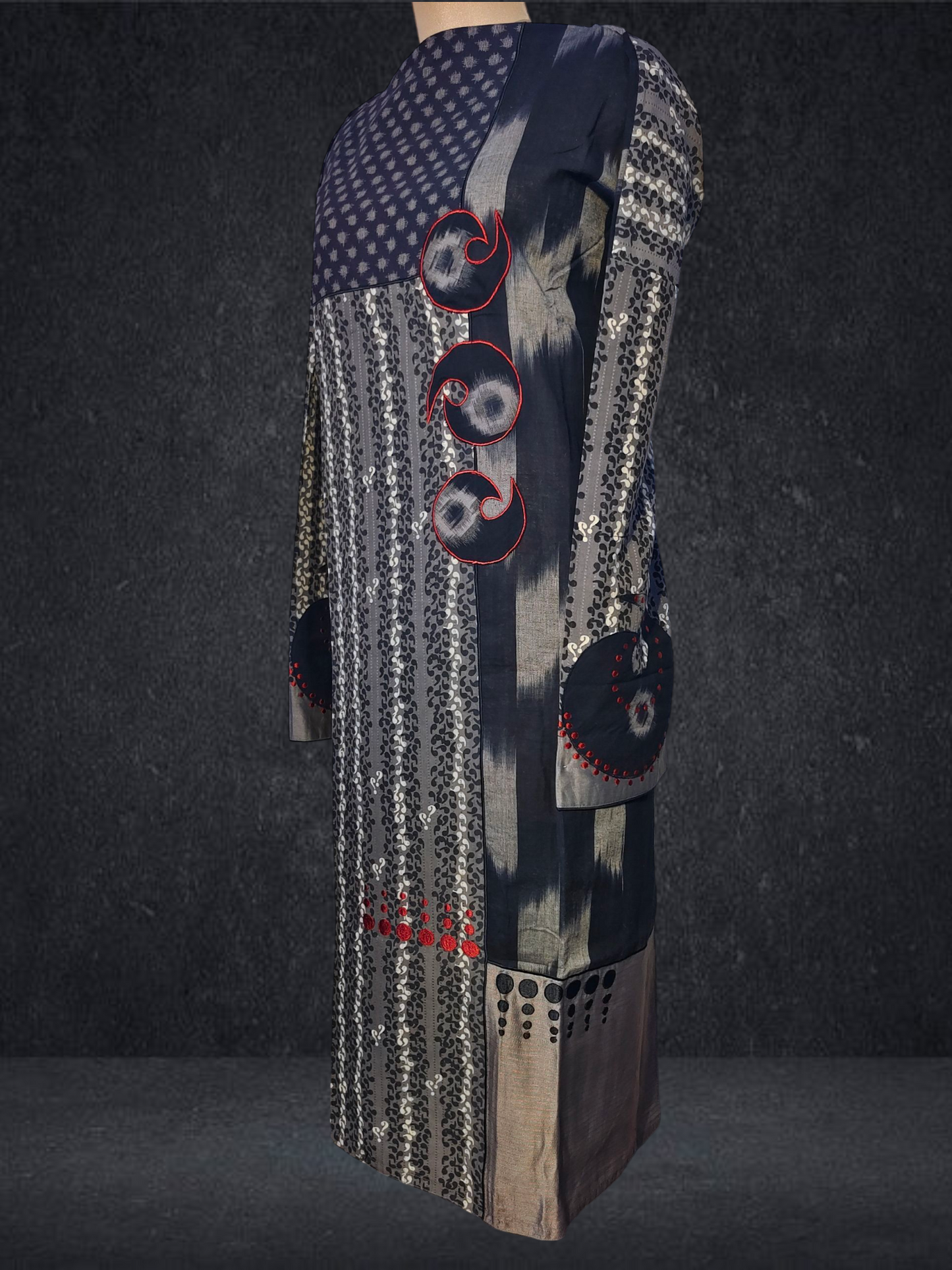 (Copy) Semi Stitched Formal chanderi Suitset VISHAL KAPUR