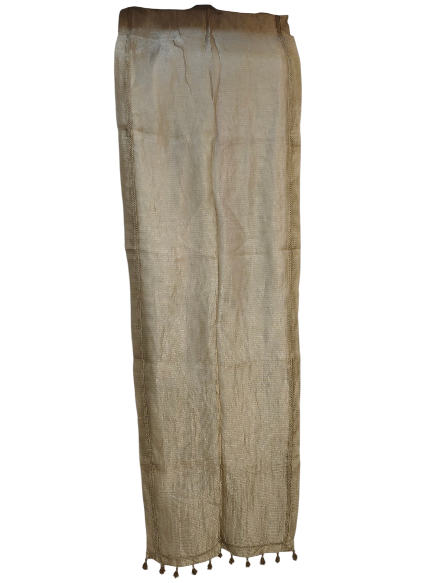 Semi Stitched Chanderi Formal Suitset
