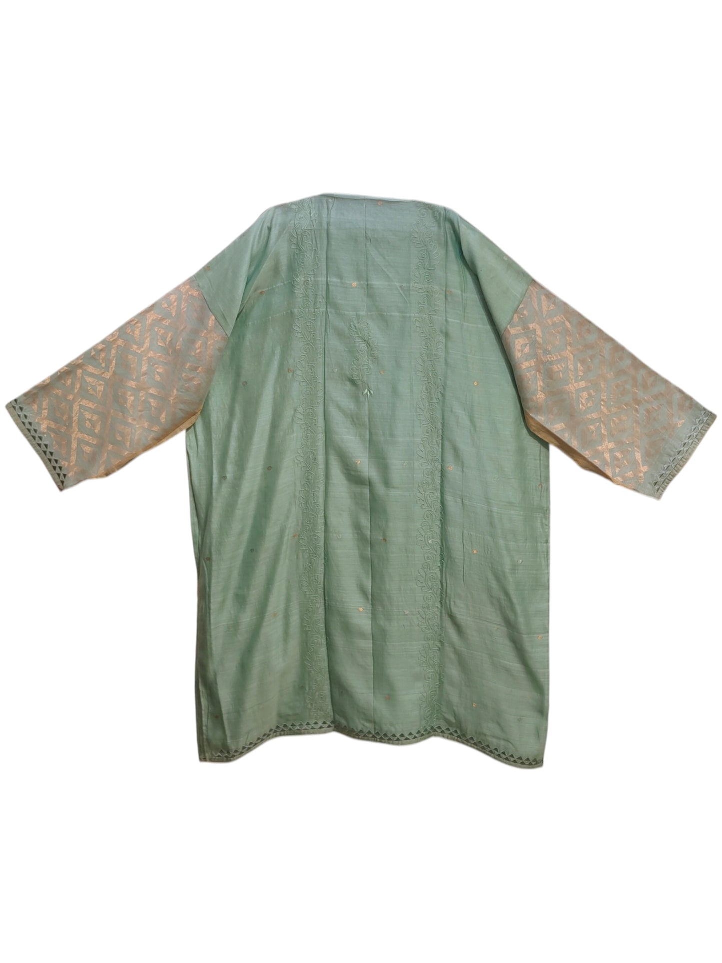 Semi Stitched Chanderi Formal kurta