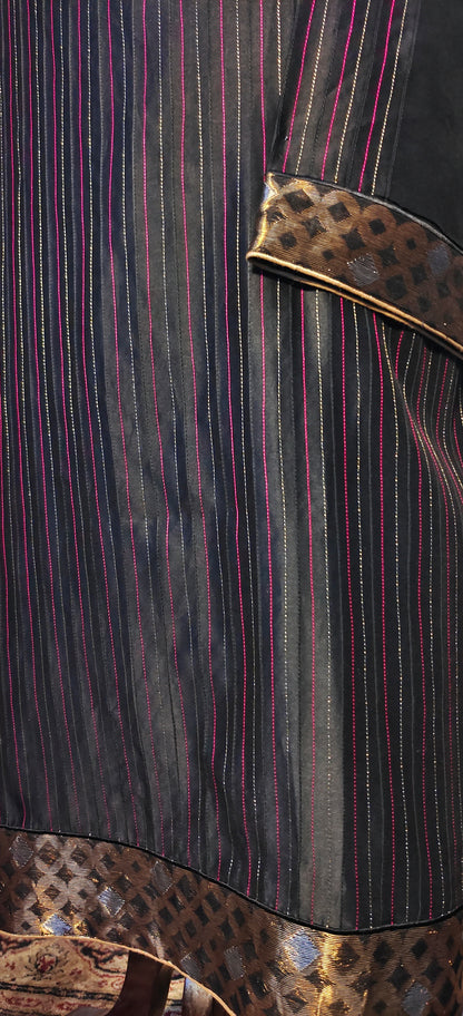 Semi Stitched Formal chanderi Suitset