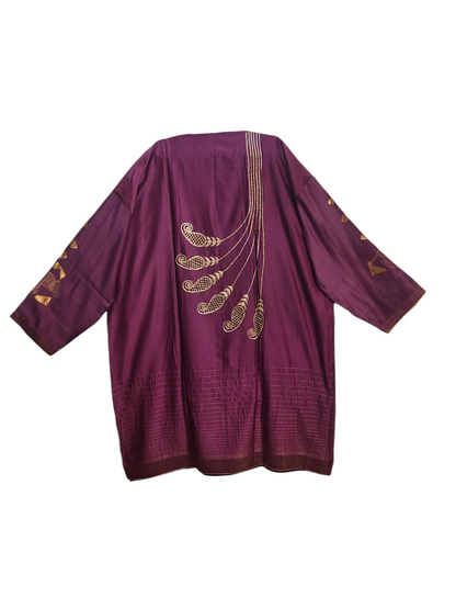 Semi Stitched Formal chanderi Suitset