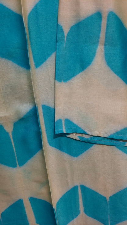 Semi Stitched Chanderi Casual suitset
