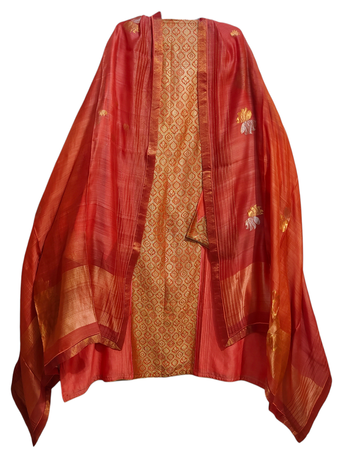 Semi Stitched Formal Chanderi Suitset
