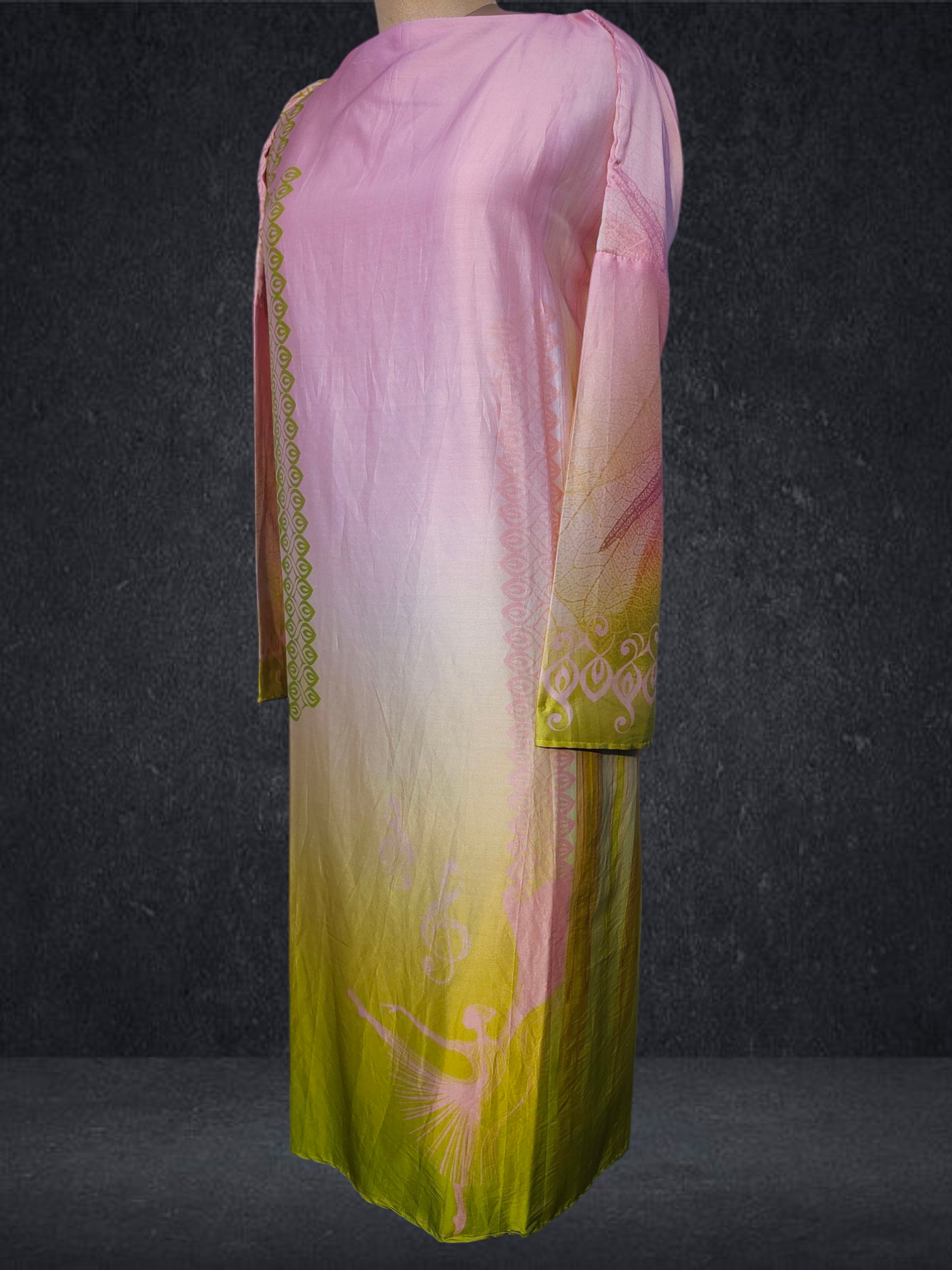 Semi Stitched Chanderi Casual Suitset VISHAL KAPUR