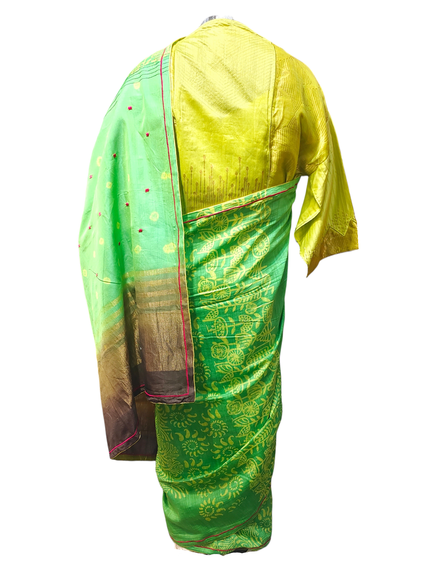 Formal Chanderi Block Printed Saree