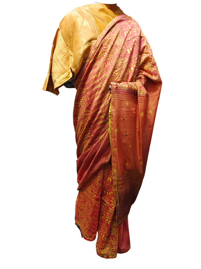 Formal Chanderi Block Printed Saree