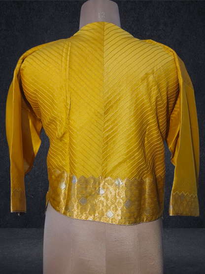 Semistitched Chanderi Ɓlouse