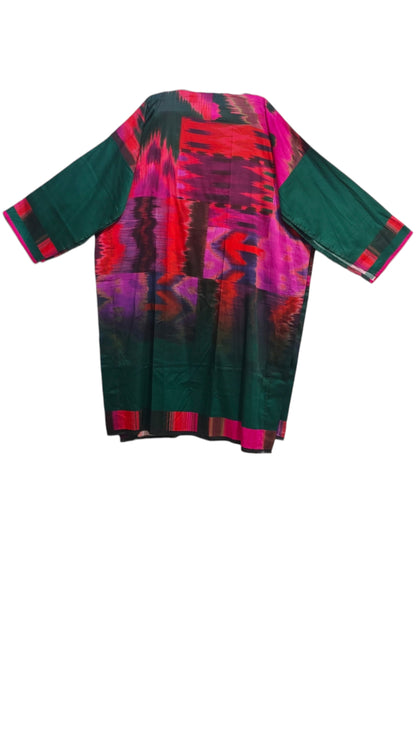 Semi Stitched Cotton Satin Casual Suitset