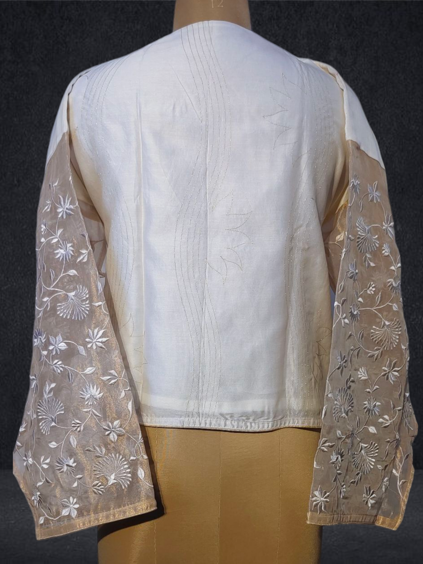 Semistitched Chanderi Ɓlouse VISHAL KAPUR STUDIO