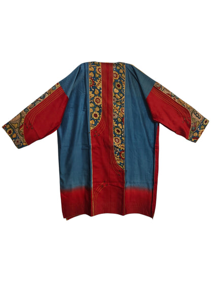 Semi Stitched Chanderi Formal kurta