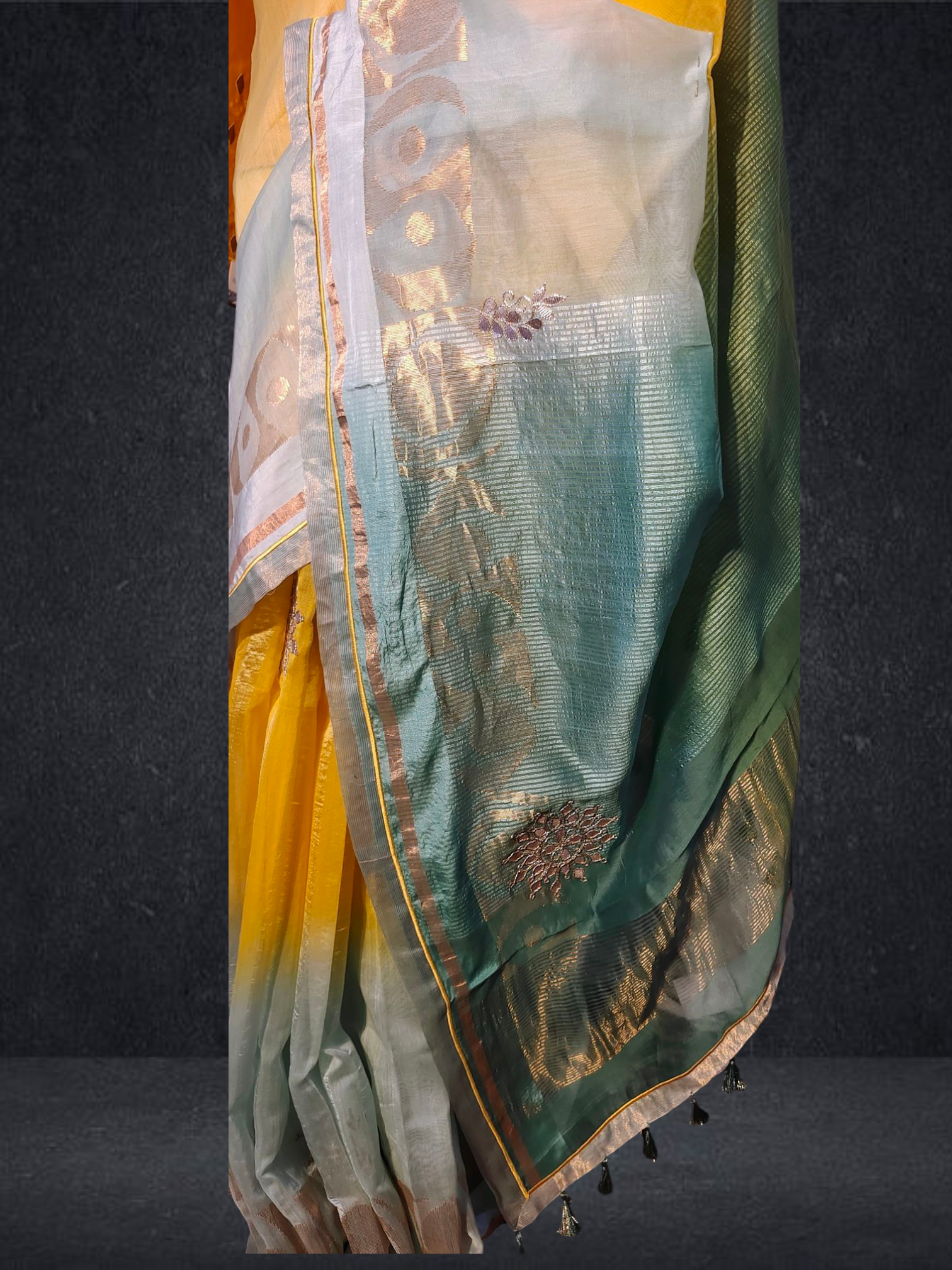 Formal Silk Chanderi Saree VISHAL KAPUR STUDIO