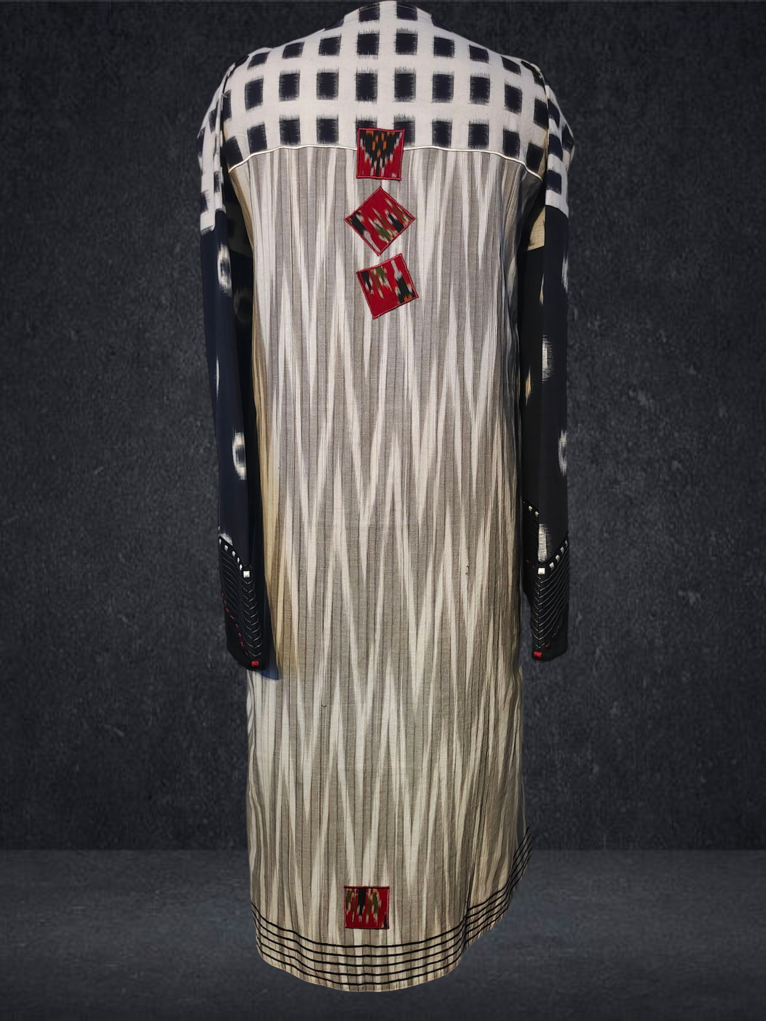 Semi Stitched Cotton Kurta VISHAL KAPUR