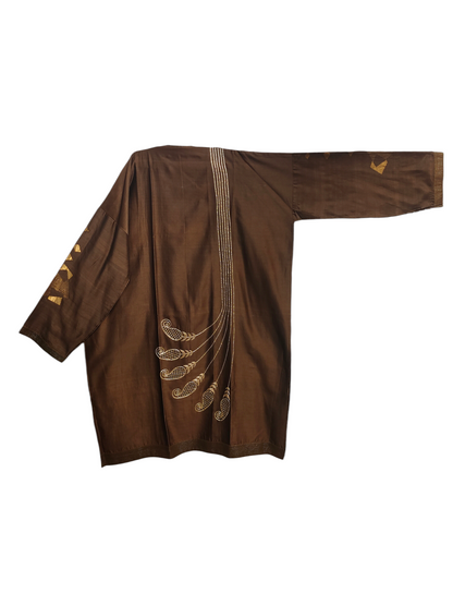 Semi Stitched Formal chanderi Suitset