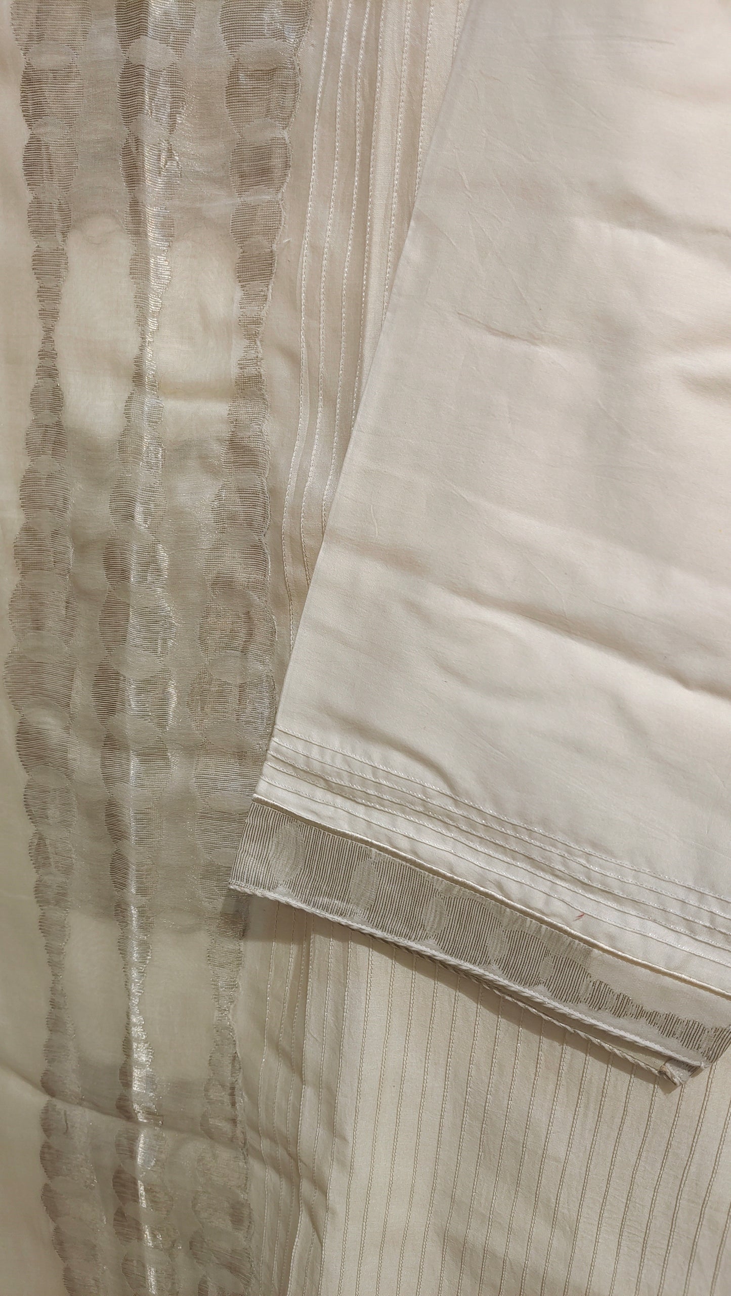 Semi Stitched Chanderi  Formal kurta