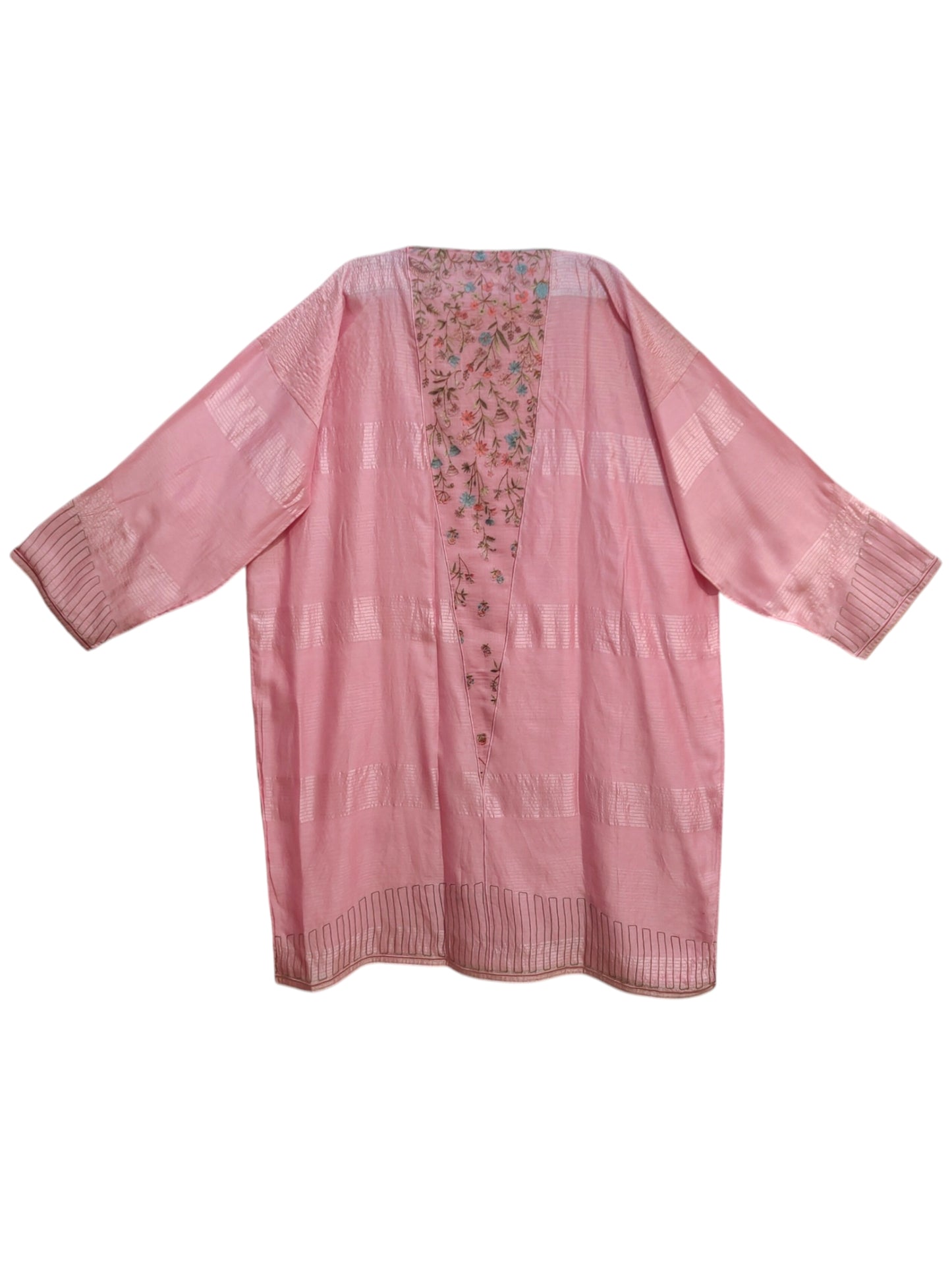 Semi Stitched Chanderi Formal kurta