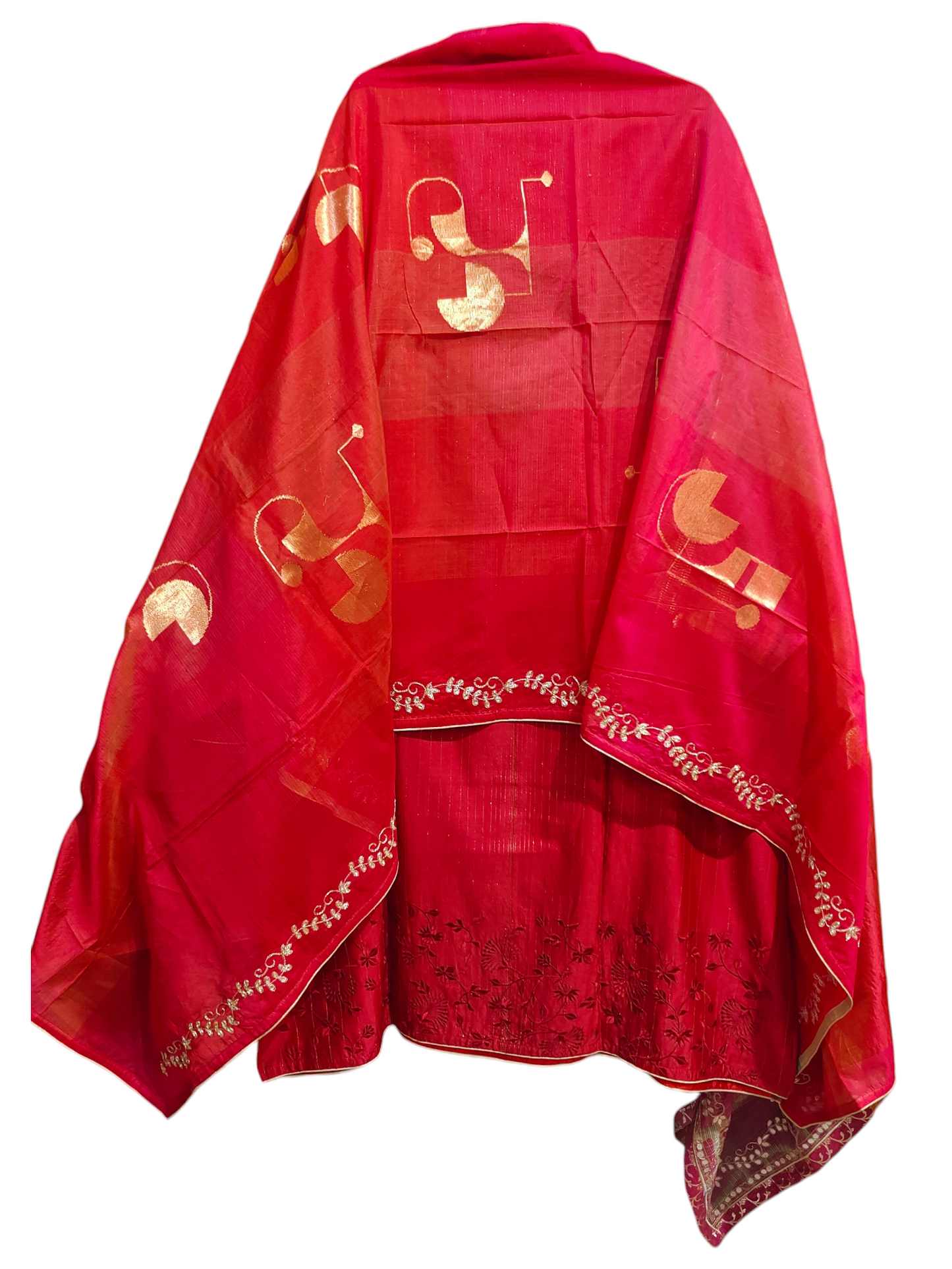 Semi Stitched Formal Chanderi Suitset