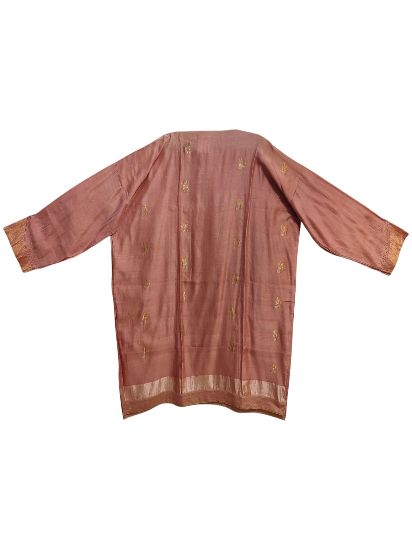 Semi Stitched Chanderi Formal Suitset