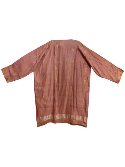 Semi Stitched Chanderi Formal Suitset