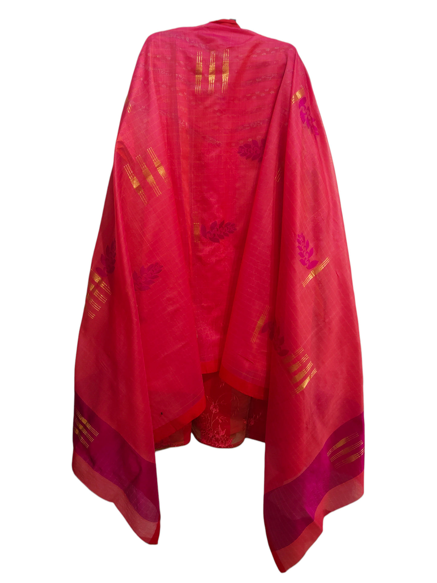 Semi Stitched Formal chanderi Suitset
