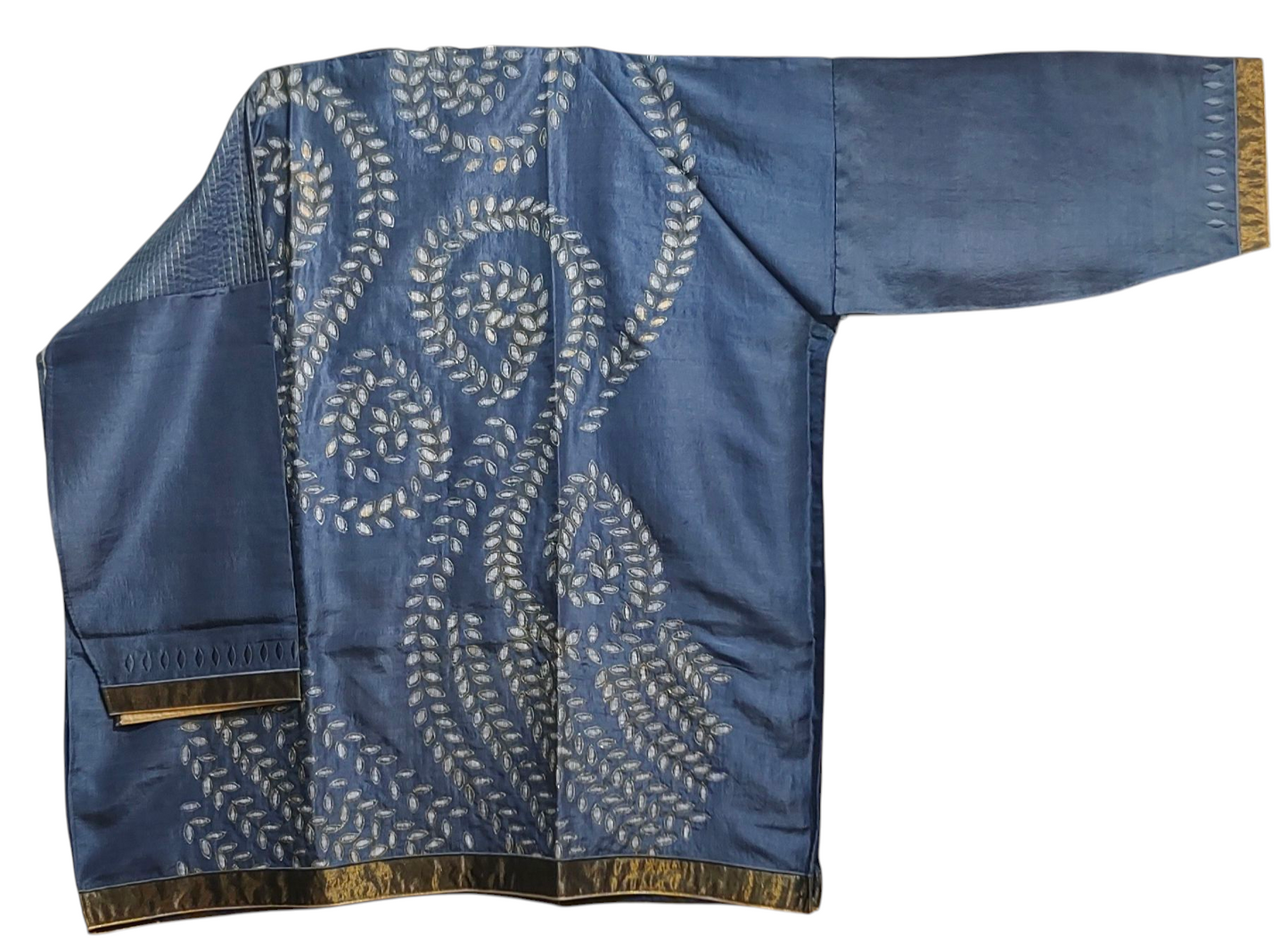 Formal chanderi Embroidered Indowestern set