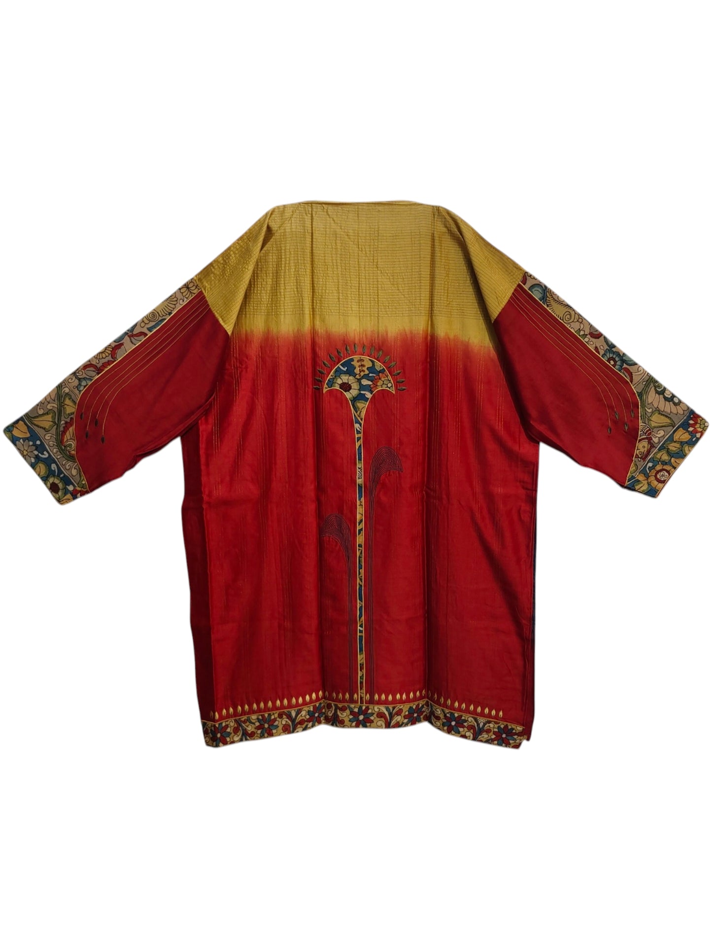 Semi Stitched Chanderi Formal kurta