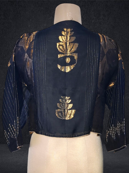 Semistitched Chanderi Ɓlouse