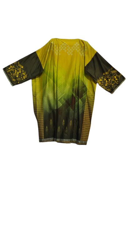 Semi Stitched Chanderi Casual Suitset