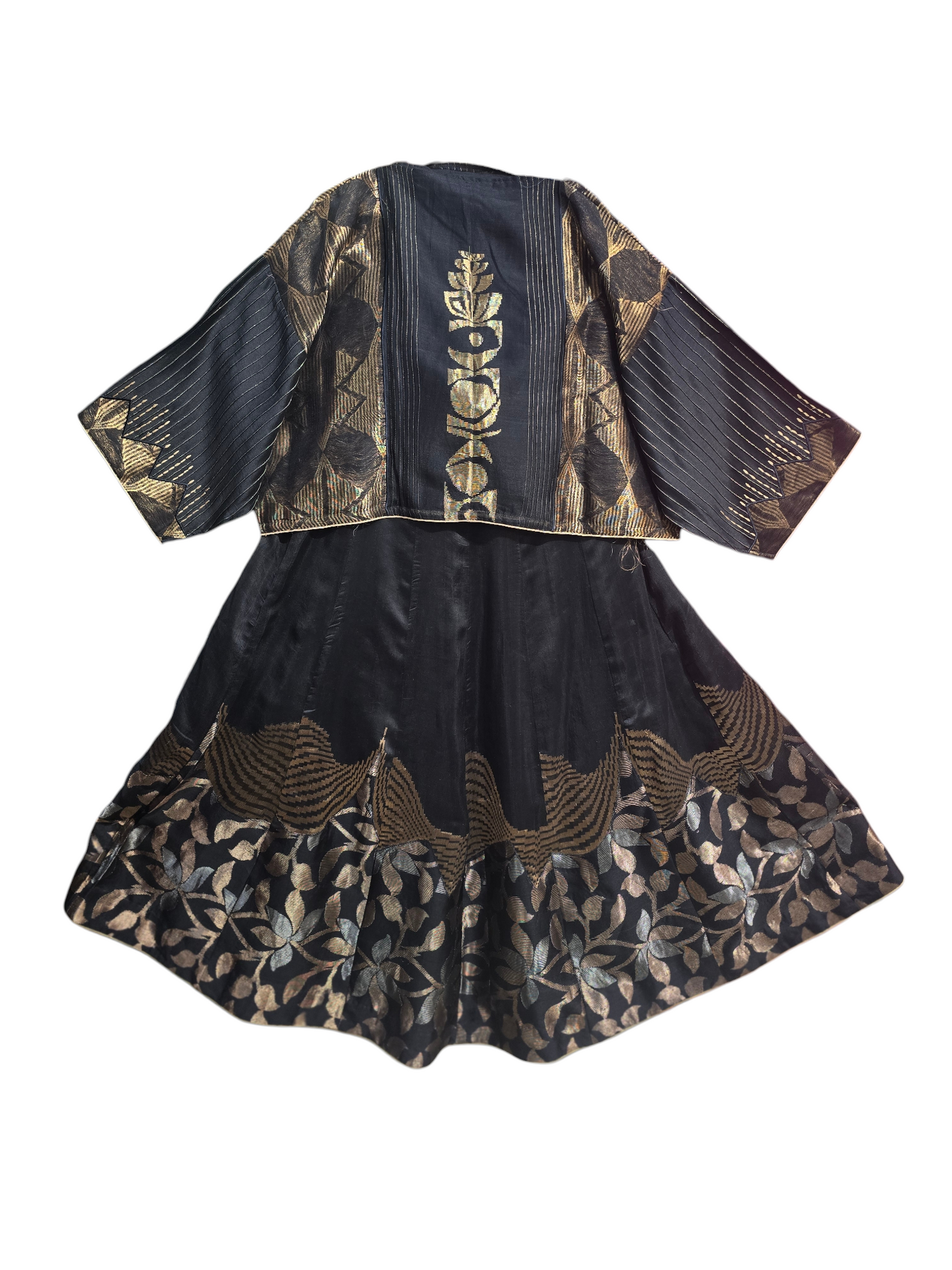 Semi stitched Formal Skirtset