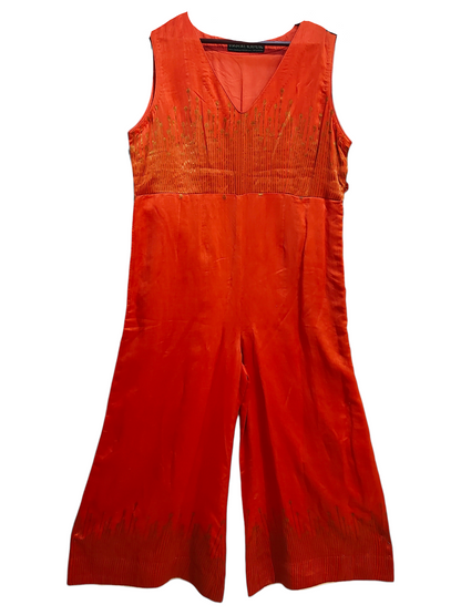 Formal chanderi Embroidered Indowestern set
