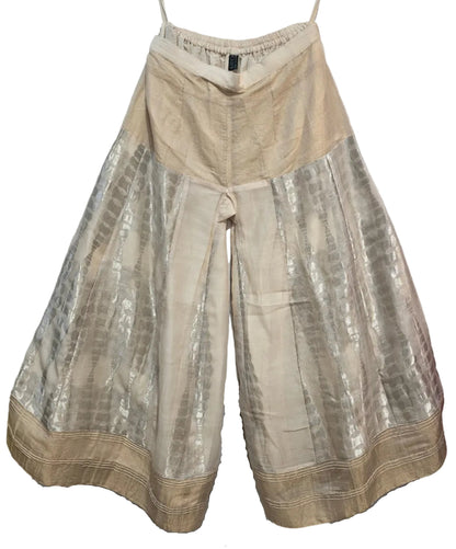 Formal chanderi Embroidered Indowestern set