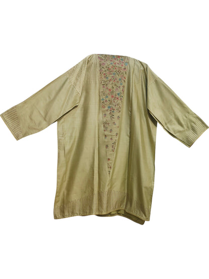 Semi Stitched Chanderi Formal Suitset