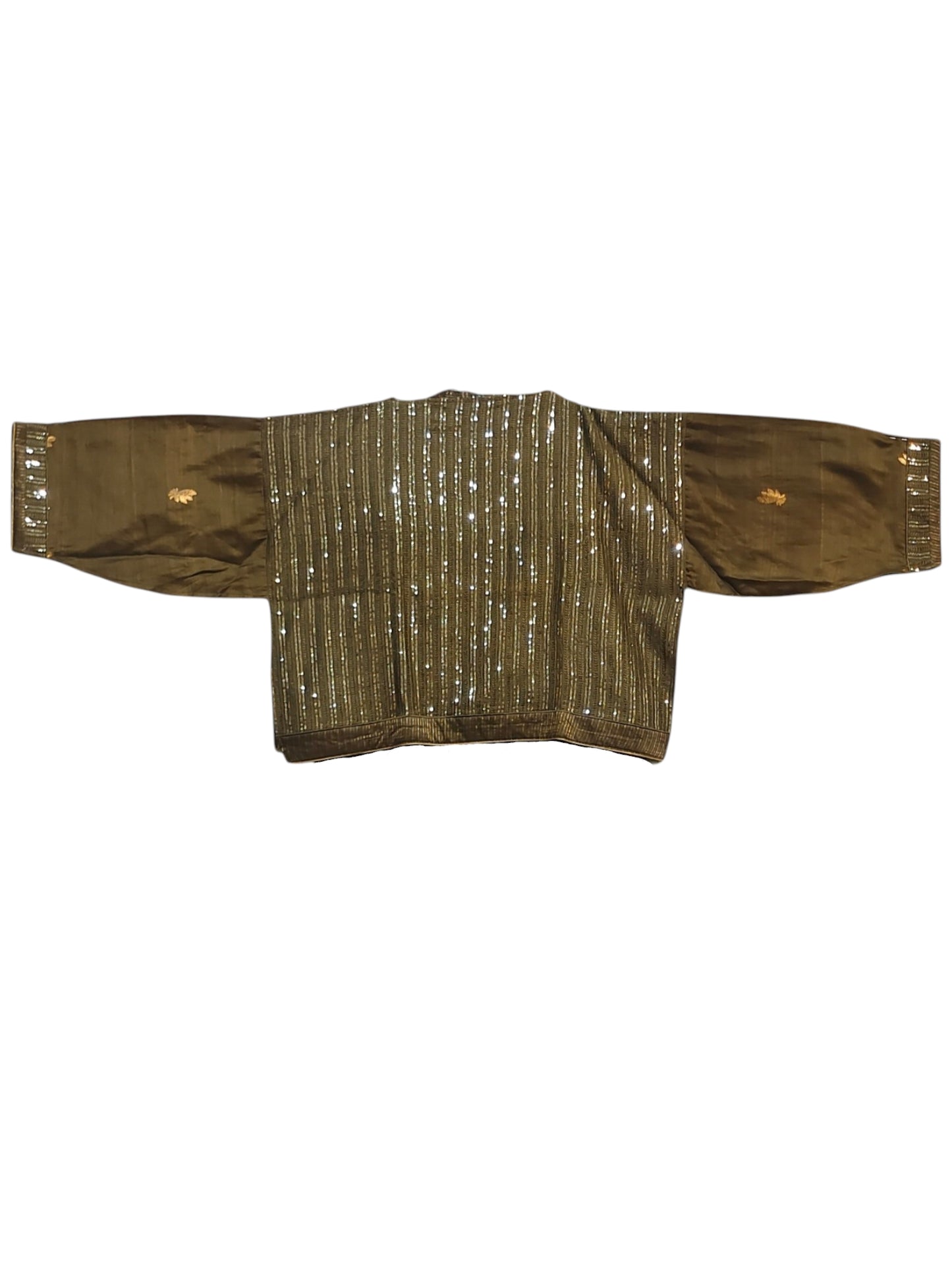 Formal chanderi Embroidered Indowestern set